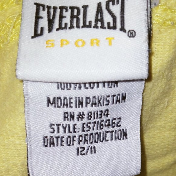 Everlast Girls Shorts in Yellow in size Medium 7/8 - Picture 3 of 5